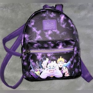 EUC Disney Loungefly Villains Mini Backpack